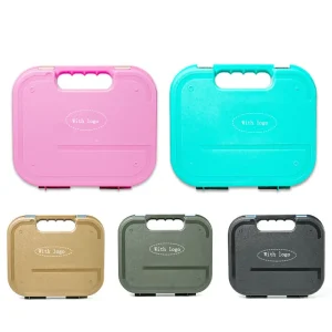 Étui de combinaison en plastique pour pistolet tactique Gloc, boîte de rangement ABS G17 G18 G19, transport de sécurité, boîte de chasse Airsoft, accessoires Étui de combinaison en plastique pour pistolet tactique Gloc, boîte de rangement ABS G17 G18 G19, transport de sécurité, boîte de chasse Airsoft, accessoires