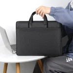 Sac fourre-tout élégant pour ordinateur portable, mallette d&rsquo;affaires de grande capacité, design simple – Parfait pour l&rsquo;école, le bureau et les déplacements quotidiens.