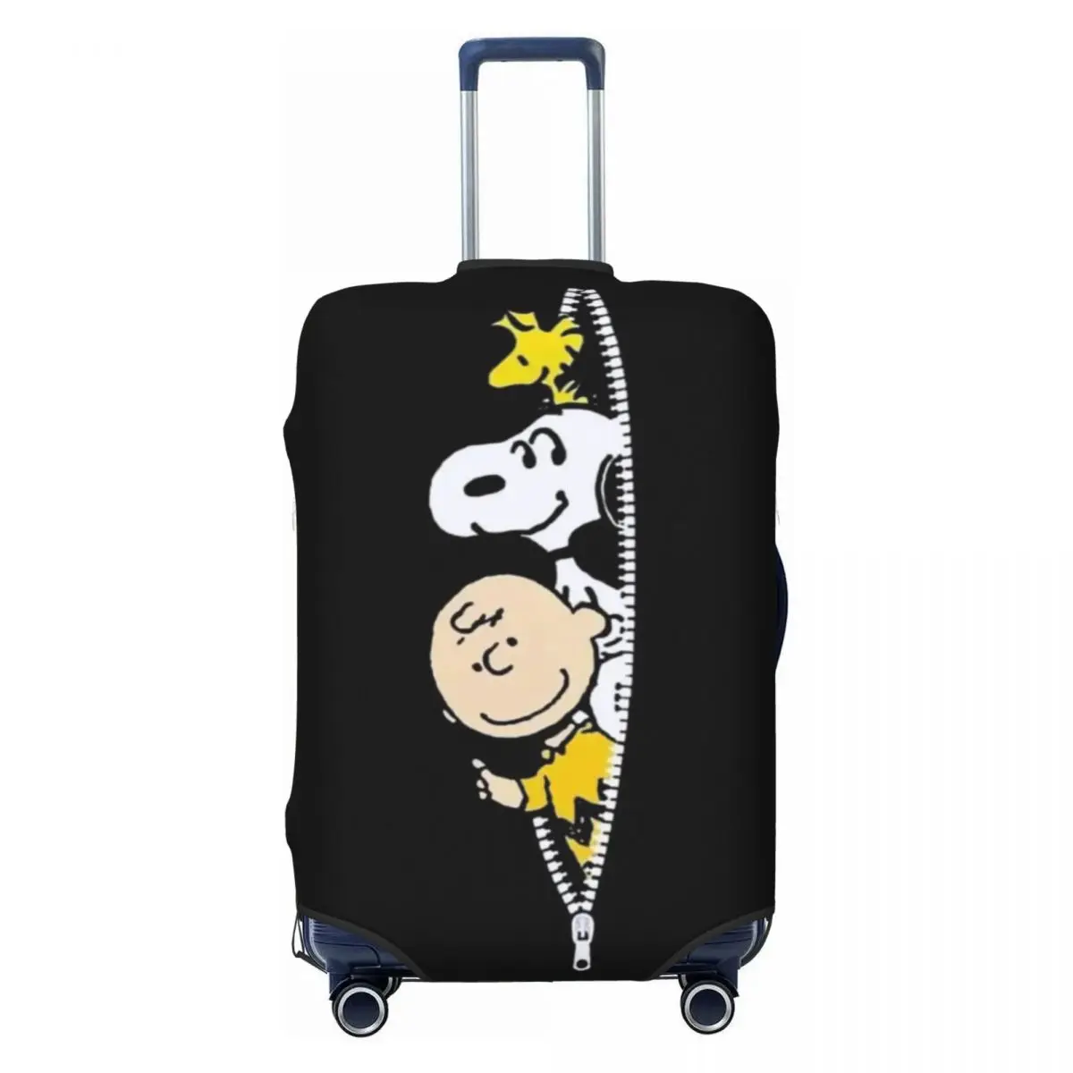 Housse de bagage de dessin animé personnalisé s-snoopys, housses de protection élastiques pour valise de voyage, convient à 18 à 32 pouces Housse de bagage de dessin animé personnalisé s-snoopys, housses de protection élastiques pour valise de voyage, convient à 18 à 32 pouces