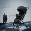 poussette pour bébé en bas âge, poussette portable légère à 4 roues avec poussette pliable absorbant les chocs pour l'extérieur