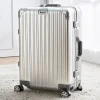 Valise à roulettes d’affaires en aluminium, valise voyage en métal, bagage à main, cabine de voyage, 20 po, 24 po, 100% po, 28/30 Valise à roulettes d’affaires en aluminium, valise voyage en métal, bagage à main, cabine de voyage, 20 po, 24 po, 100% po, 28/30