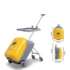 Les bagages pour enfants peuvent s&rsquo;asseoir et monter valise bébé garçons filles marche bébé boîte jaune paresseux homme chariot boîte valise pour enfants sur roue