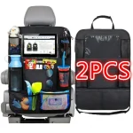 Organisateur de dossier de siège de voiture, 9 poches de rangement avec écran tactile, support de tablette, protecteur pour enfants, accessoires de voiture