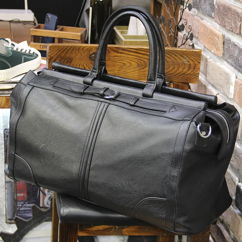 sac à main de voyage de luxe pour hommes, sac à bagages de grande capacité, sacs à poignée supérieure pour hommes, sac à bandoulière tendance, sacs à main de fitness pour hommes