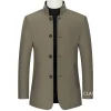 hommes blazers costumes vestes col montant affaires costumes décontractés manteaux mâle slim fit blazers vestes blazers manteaux taille 4xl