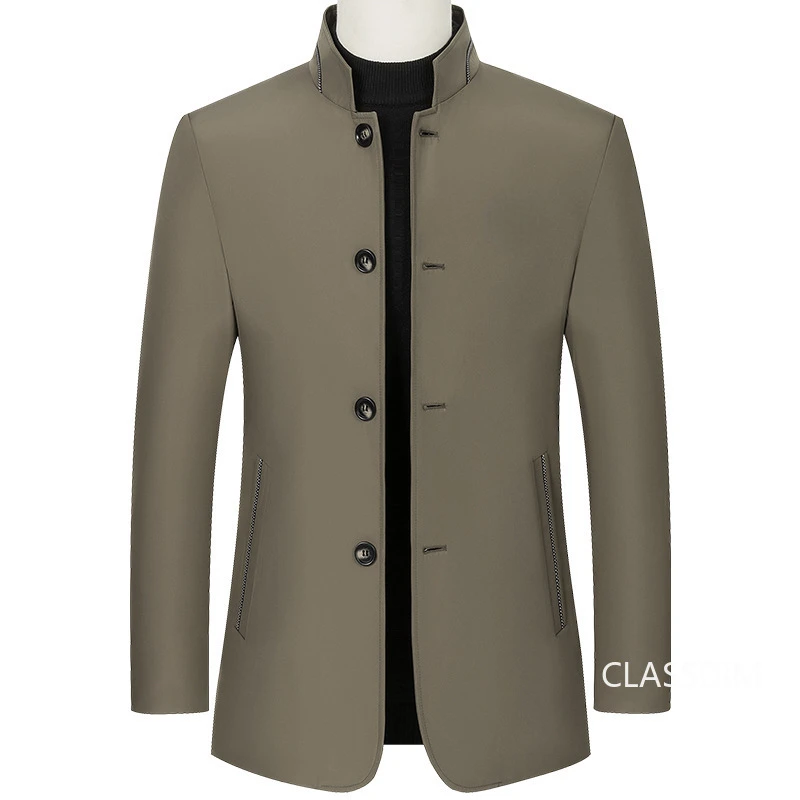 hommes blazers costumes vestes col montant affaires costumes décontractés manteaux mâle slim fit blazers vestes blazers manteaux taille 4xl