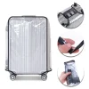 housse de protection pour bagages entièrement transparente, valise étanche en pvc pour boîtier de chariot de 18 à 30 pouces, housse anti poussière et anti pluie, accessoires de voyage