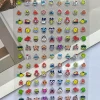 autocollant de motifs de jeu de dessin animé super mini pour valise, autocollant auto adhésif kawaii sanrio kuromi, étiquettes de bagages étanches, autocollant pour ongles