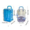 367a mini suitcase for dolls miniature dollhouse decoration small bugage rangement box