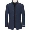 hommes blazers costumes vestes col montant affaires costumes décontractés manteaux mâle slim fit blazers vestes blazers manteaux taille 4xl