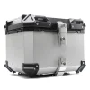 coffre arrière de moto universel en aluminium, coffre arrière de moto, coffre supérieur de moto, valise de moto, 65l, 55l, 45l, 36l