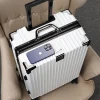 Valise de voyage cadre en aluminium valise de transport de 20 pouces roues 0n valise à mot de passe Durable 26/28/30 bagages de grande capacité