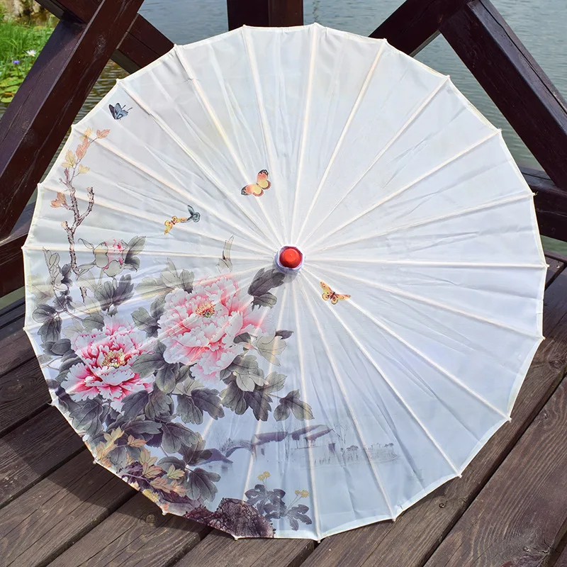 parapluies en papier huilé, costume de prairie, hanfu injgrill, parasol de plafond, ombrage décoratif, 70cm