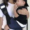 Écharpe de transport portable pour tout petits, asymétrique épaule dénudée, 1 à 3 ans, 20kg, ceinture réglable, sangle de taille pour bébés et enfants, écharpe enveloppante swadde