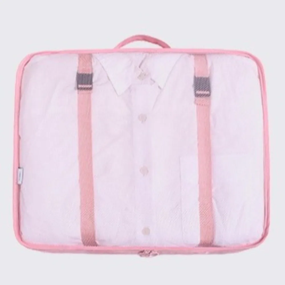 7 pièces/ensemble grande capacité organisateur de voyage sacs de rangement valise pliante étanche cubes d'emballage ensemble étuis portables