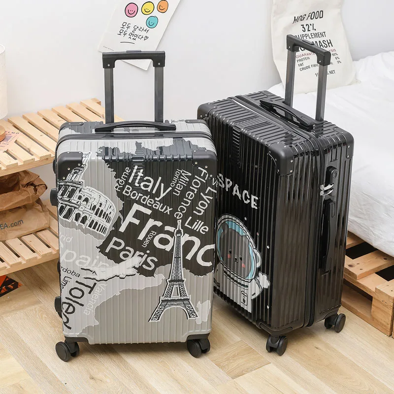 sac de voyage pour bagages, valise à bagages de 20/24 pouces, valise à serrure à combinaison