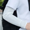 housse de bras de protection solaire xxl pour hommes, étui de bras de cyclisme, manches de bras amples et agrandies, manchettes de protection solaire pour sport de plein air, chauffe bras respirant
