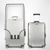 nouveau housse de protection transparente pour bagages de 20 à 30 pouces, housse de valise épaisse et imperméable, housse roulante en pvc pour valise de voyage