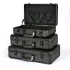 boîte à outils longue en aluminium, matériel portable, équipement d'instruments, boîte de sécurité, équipement de pêche domestique, valise multifonctionnelle