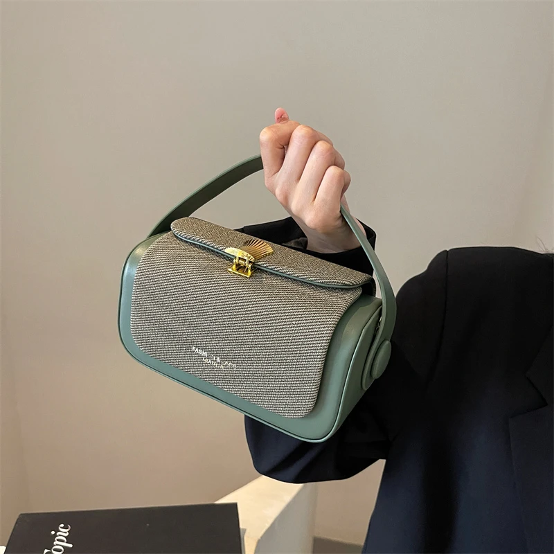 sac à main carré design pour femme, sac fourre tout sous les bras, sac à main de travail élégant, étui à bombes compiedmont, sac à bandoulière, cadeau leon, nouveau, luxe