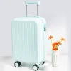 petit bagage frais voyage léger bagage multifonctionnel couleur unie valise d'étudiant bagage et sac universels silencieux