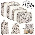 8 ensembles de Cubes d’emballage pour valises, Cube d’emballage avec chaussures, cosmétiques, vêtements et accessoires sacs Cubes d’emballage