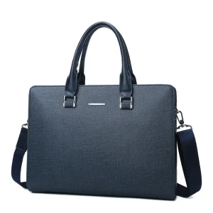 Porte-documents de styliste pour hommes, sac à main en cuir pour ordinateur portable, épaule d&rsquo;affaires, messager carré, valise
