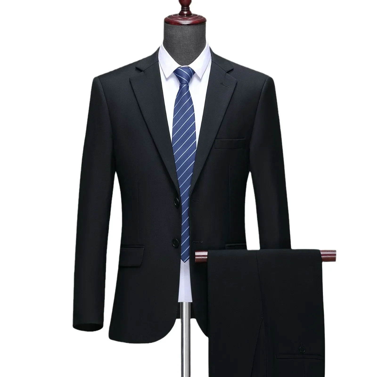 s 8xl trempée (blazer + fj) chemise décontractée de gentleman pour le travail, coupe couvertes, mariage formel, mode masculine, affaires, grande taille