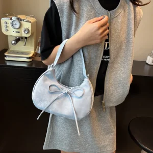 Sac à main élégant, doux, polyvalent, haut de gamme, sensation douce, beau sac à bandoulière, tendance, Style de rue, matériau PU, petite taille