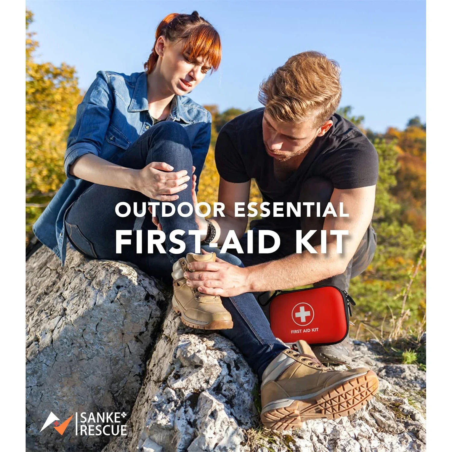 sanke – sac de rangement vide pour premiers secours médicaux, petit sac eva en pu pour la maison, voyage en plein air, équipement de camping, survie médicale