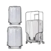 housse de protection pour bagages entièrement transparente, étanche à la poussière, durable, accessoires de voyage, étui en pvc, nouvelle collection