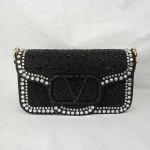 Sac à main chic en cuir PU pour femmes, sac à bandoulière tendance 2025, sac à main à bandoulière de style vintage avec chaîne en métal pour sorties décontractées