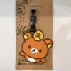 rilakkuma étiquette de bagage enfants anime ours décontracté valise anti perte étiquette carte d'embarquement organisateur de voyage accessoires enfants cadeau