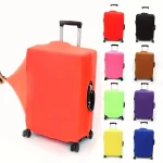 Housse de protection pour bagages en tissu extensible, étui anti-poussière pour bagages, adapté à la valise de 18 à 32 pouces, organisateur de voyage