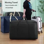 Sacs à bagages mobiles imperméables Extra larges, sac de rangement à main en tissu Non tissé, sac de voyage, outil d’emballage de rangement à domicile