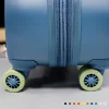 protecteur de roue en silicone, 4 pièces, compartiment à bagages, housse de protection de roue, boîtier de chariot, manchon à roulettes silencieux, accessoires de valise