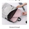 cubes d'emballage de compression de voyage, valise portable, organisateurs de vêtements, étuis de rangement de bagages étanches, sacs melbags, 2 pièces