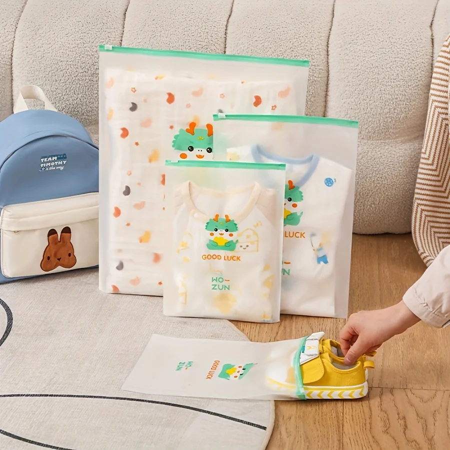 Sacs de rangement pour chambre de bébé, 5 pièces, pour voyage, sacs de rangement pour Urnies/vêtements, sacs de scellage pour vêtements, sacs pour valise et vêtements Sacs de rangement pour chambre de bébé, 5 pièces, pour voyage, sacs de rangement pour Urnies/vêtements, sacs de scellage pour vêtements, sacs pour valise et vêtements