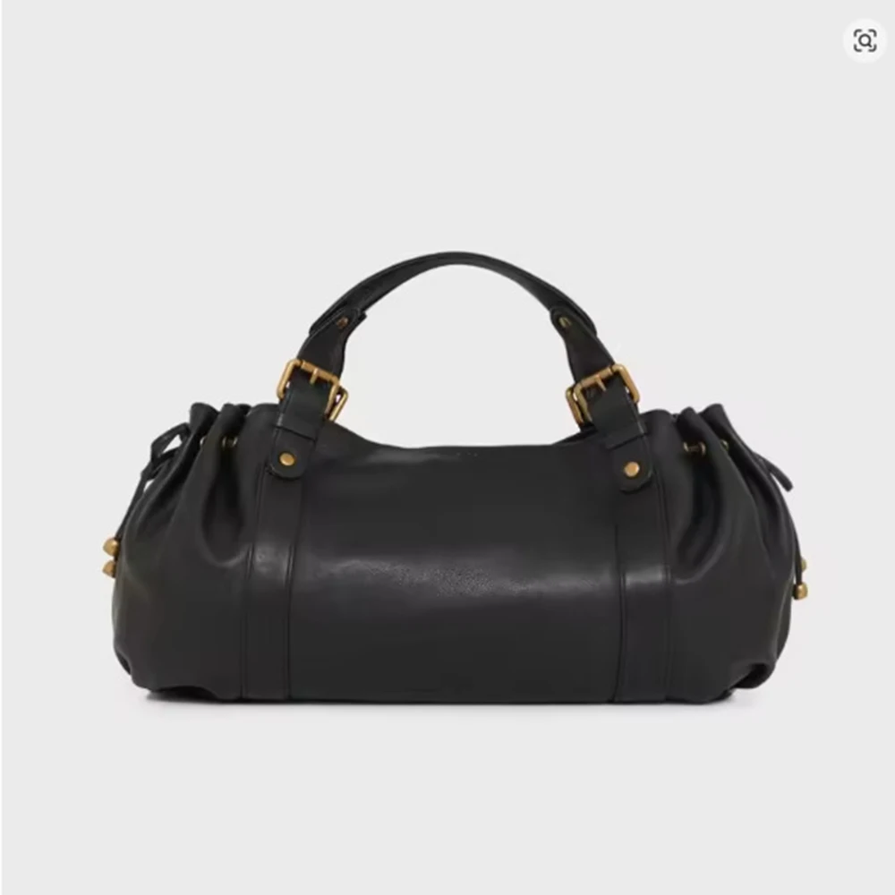 sac à main à bandoulière simple pour femmes, sac boston élégant et polyvalent, sac de travail intérieur en polyester doux