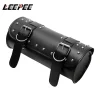 Sac à dos de Moto, sac de selle en cuir PU, pochette de rangement de bagages à moteur, support de sac de réservoir, accessoires de Moto universels