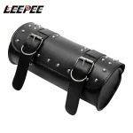Sac à dos de Moto, sac de selle en cuir PU, pochette de rangement de bagages à moteur, support de sac de réservoir, accessoires de Moto universels