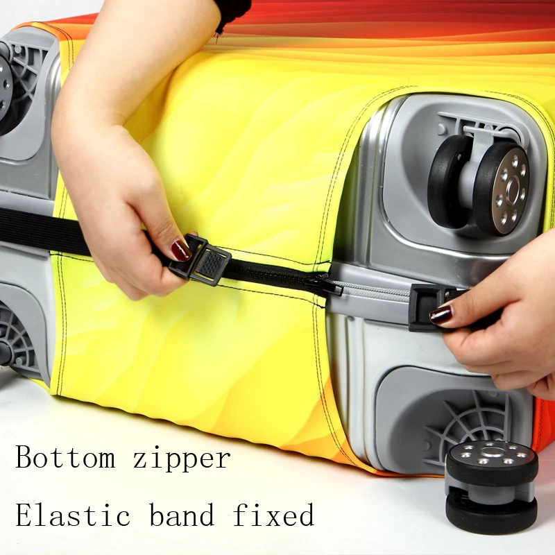 juste de protection élastique pour bagages de voyage, accessoires de valise, étui à bagages, housse pour s, m, l, xl, 18 32"