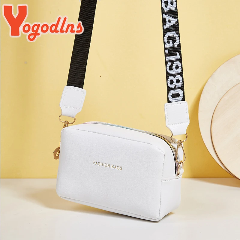 Yogodlns mode petit sac carré pour femmes en cuir PU sac à bandoulière lettre sangle sac à bandoulière sac à main tendance Bolsa Yogodlns mode petit sac carré pour femmes en cuir PU sac à bandoulière lettre sangle sac à bandoulière sac à main tendance Bolsa