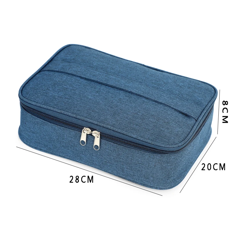 Boîte à lunch isotherme pour étudiants, sac fourre-tout, rectangulaire, plat Boîte à lunch isotherme pour étudiants, sac fourre-tout, rectangulaire, plat