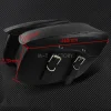 2x sacoche de moto en cuir bagages sacs de selle sac latéral extérieur pour harley sportster xl 883 xl 1200 touring dyna softail fl