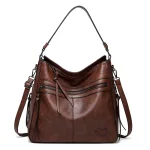 Grand sac messager en cuir pour femme, sacs à main féminins, créateur de marque, initié, voyage, week-end, extérieur, hiver