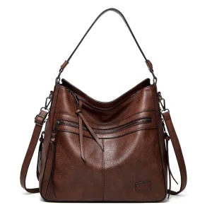 Grand sac messager en cuir pour femme, sacs à main féminins, créateur de marque, initié, voyage, week-end, extérieur, hiver Grand sac messager en cuir pour femme, sacs à main féminins, créateur de marque, initié, voyage, week-end, extérieur, hiver