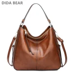 DIDABEAR Hobo sac en cuir femmes sacs à main femme loisirs sacs à bandoulière mode sacs à main Vintage Bolsas grande capacité sac fourre-tout