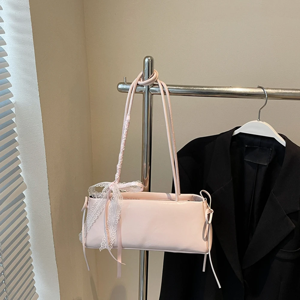 sac à bandoulière en cuir pu pour femmes, pochette en dentelle, sac à bandoulière pour le travail, le shopping et les voyages