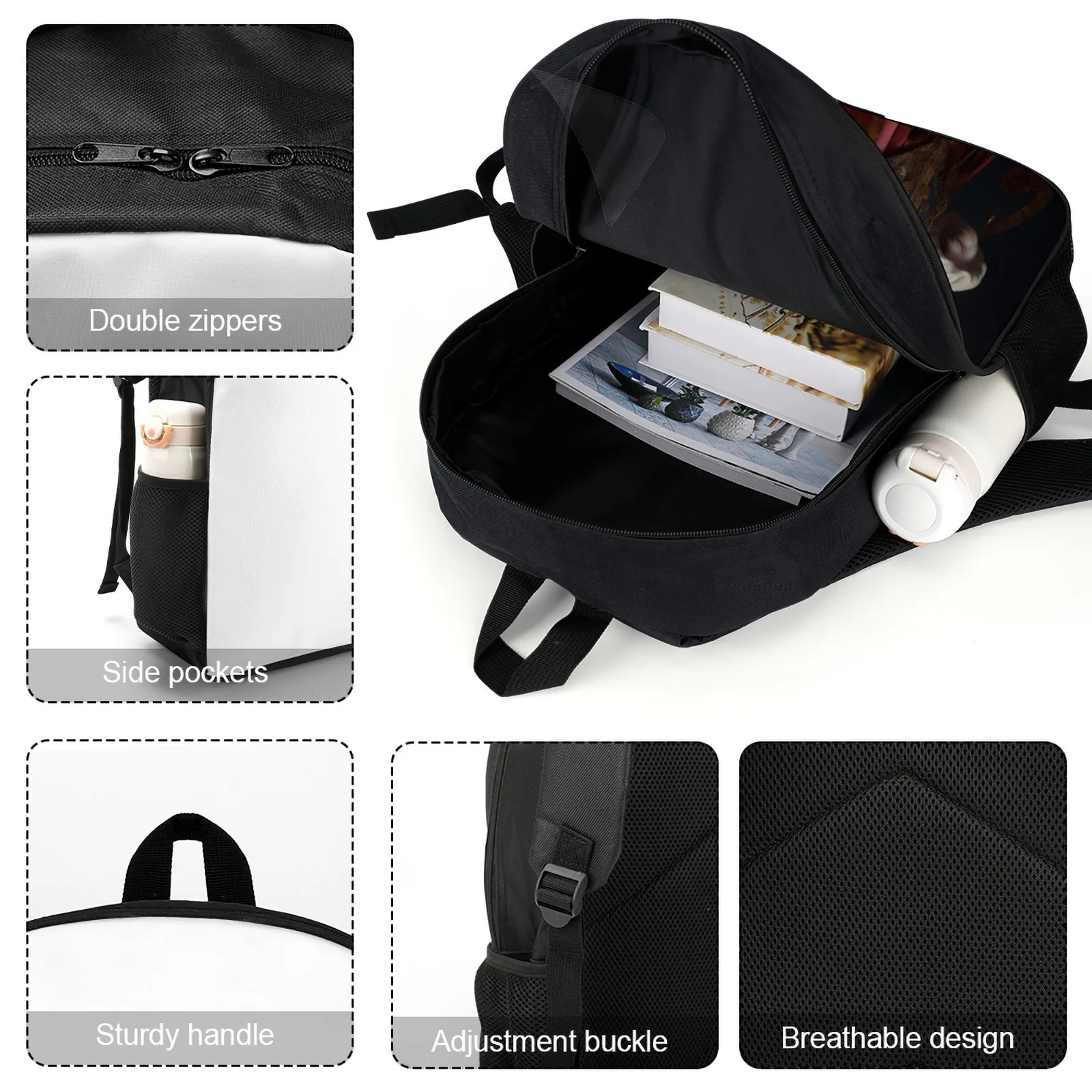 hamster in boho suit mochilas printed school backpacks for teenagers kindergarten bag girls 17 inch school backpack bag